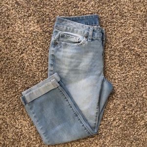 Blue jean Capri